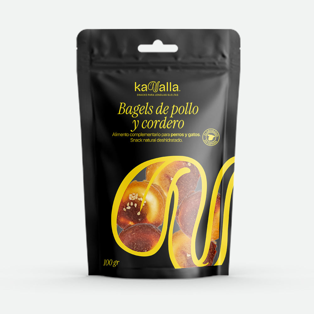 Kanalla Bagels de pollo y cordero - 100 gr.
