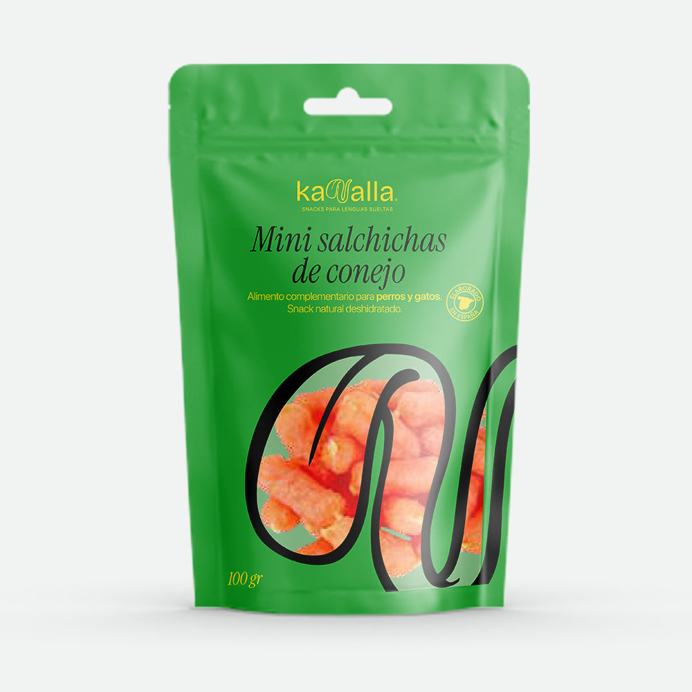 Kanalla Mini salchichas de conejo - 100 gr.