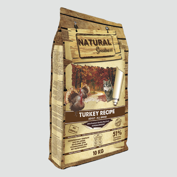 Natural Greatness - Receta de pavo 10 kg
