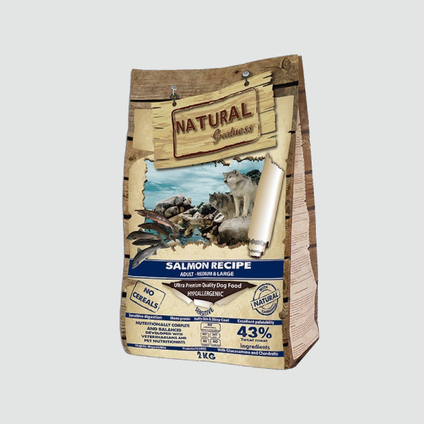 Natural Greatness - Receta de salmón 2 kg mini