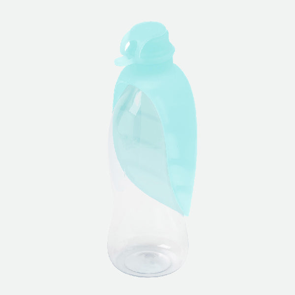 Botella dispensador de agua Leaf Aguamarina - 500 ml.