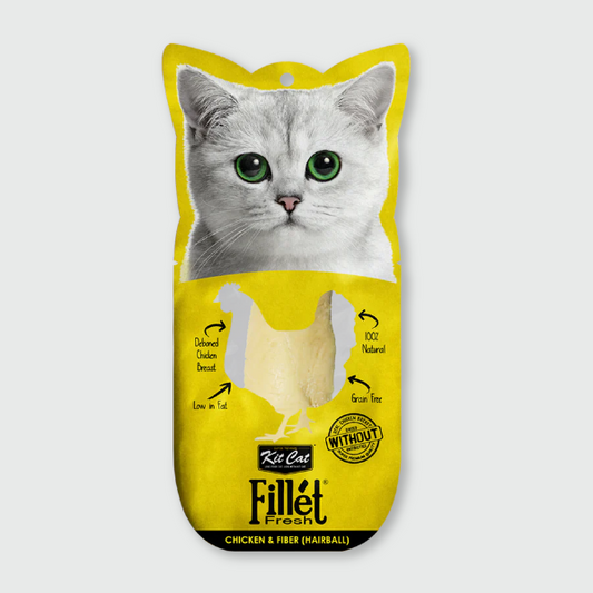 Kit Cat FilletFresh Pollo y fibra - 30 gr.