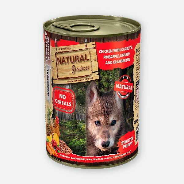 Natural Greatness Pollo con zanahorias - 400 gr.