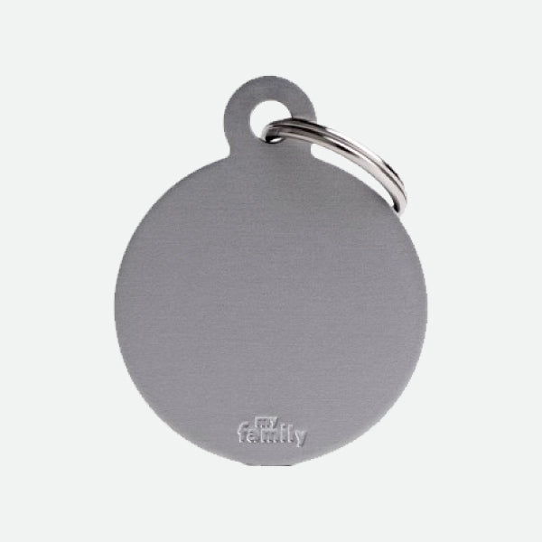 Placa identificativa Myfamily Grey Big Circle