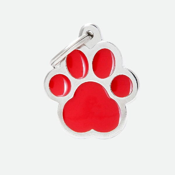 Placa identificativa Myfamily Red Big Paw