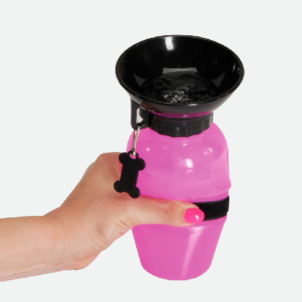 Botella dispensador de agua Walky Sport Rosa - 550 ml.