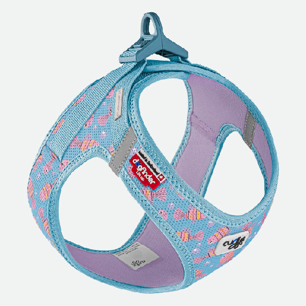 Arnés Curli Air Mesh Clasp - Aqua fish