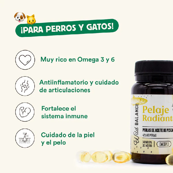 Wild Balance Omega 3 de aceite de pescado - 60 cápsulas