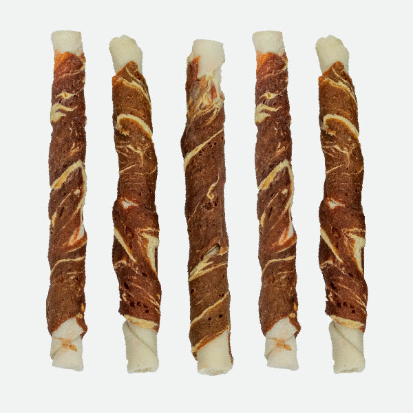 Pack: 5 rollitos de ternera veteada 17 cm