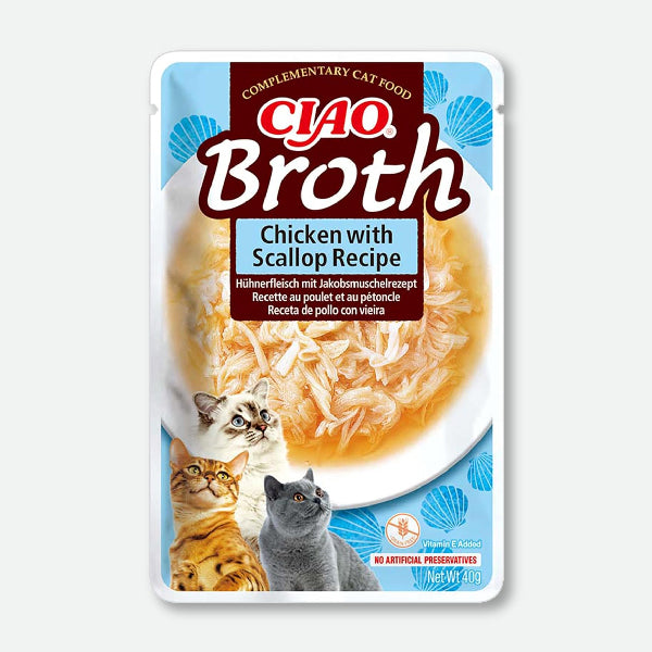 Ciao Broth Caldo con pollo y vieiras - 40 gr.