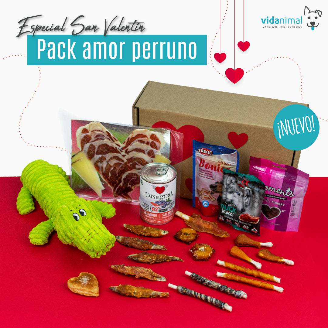 Pack Amor Perruno - San Valentín - Snackbar Vidanimal