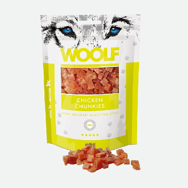 Woolf Snacks Dados de pollo - Snackbar Vidanimal