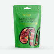 Contenido del surtido: Kanalla Chips de boniato envueltos en pato - 100 gr.