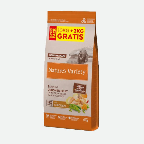 Nature's Variety - No grain adult medium/maxi Norwegian Salmon 