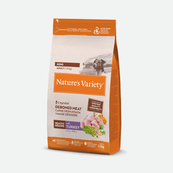 Nature's Variety Healthy Grains Adult Mini Turkey - 1,5 kg