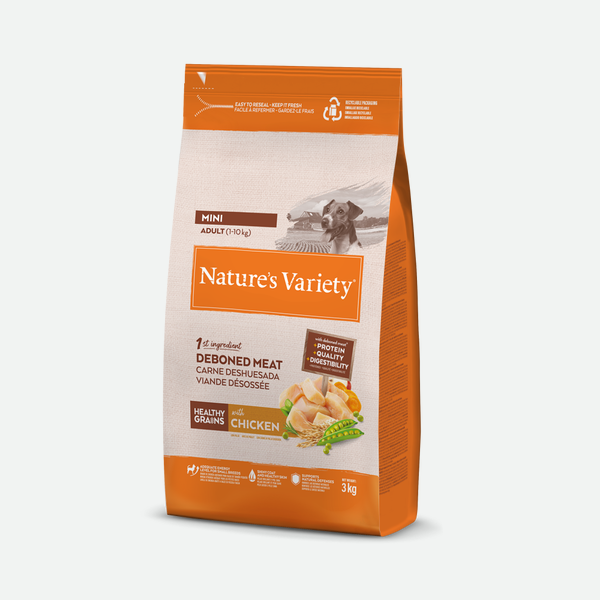 Nature's Variety Healthy Grains Adult Mini Chicken - 3 kg
