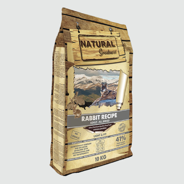 Natural Greatness - 10kg Light Rabbit Recipe