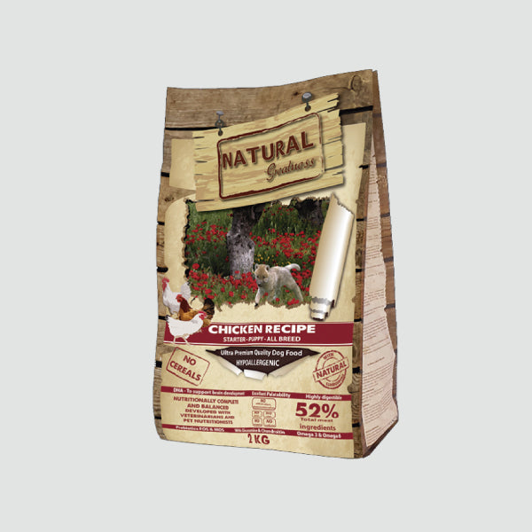 Natural Greatness - Chicken recipe 2 kg Puppy starter