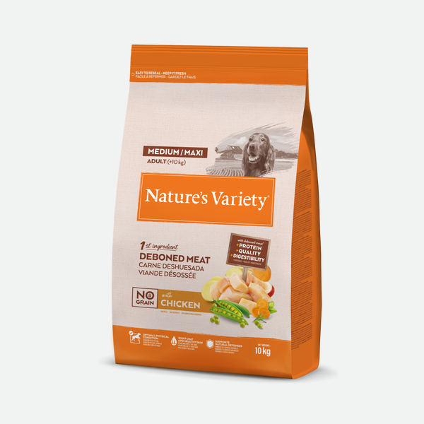 Nature's Variety No Grain Adult Medium/Maxi Chicken -  10 kg