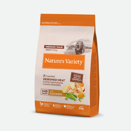 Nature's Variety No Grain Adult Medium/Maxi Chicken -  10 kg