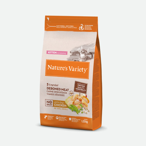 Nature's Variety No Grain Kitten Free Range Chicken - 1,25 kg