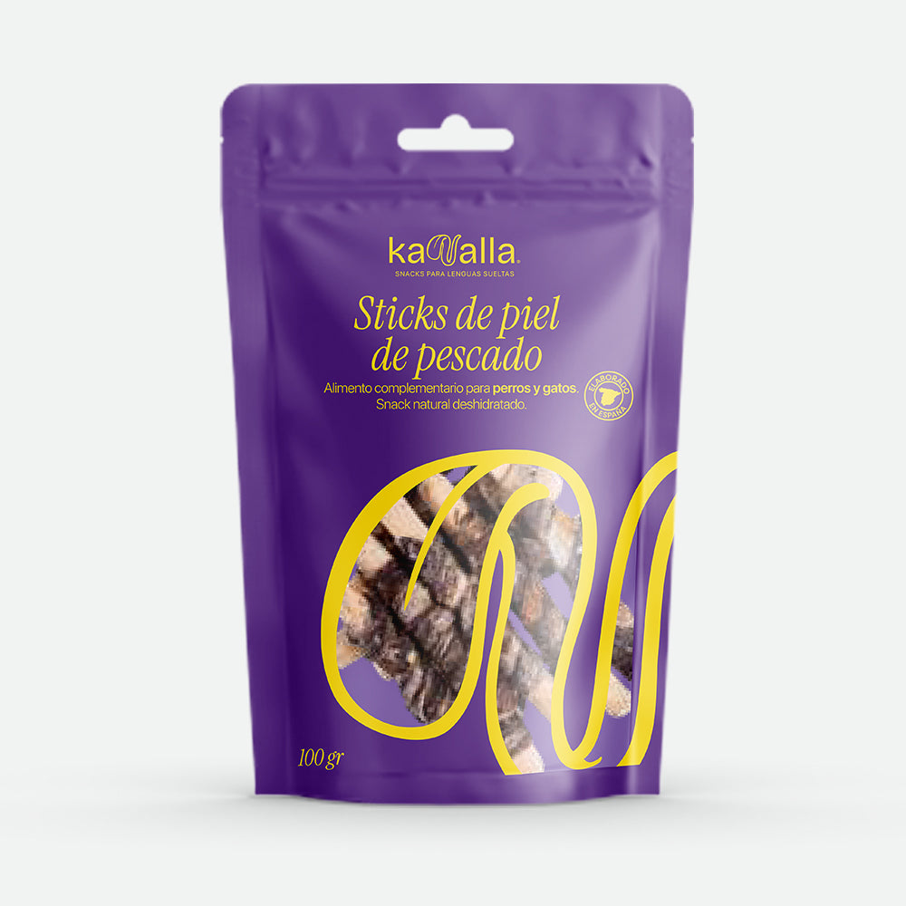 Kanalla Sticks de piel de pescado - 100 gr.