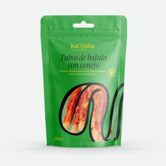 Kanalla Tubos de batata con conejo - 100 gr.