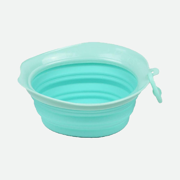 Bebedero plegable Leaf Bowl Verde - 250 ml.