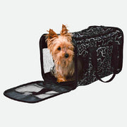 Adriana Black Nylon Carrier Bag - 26 x 27 x 42 cm