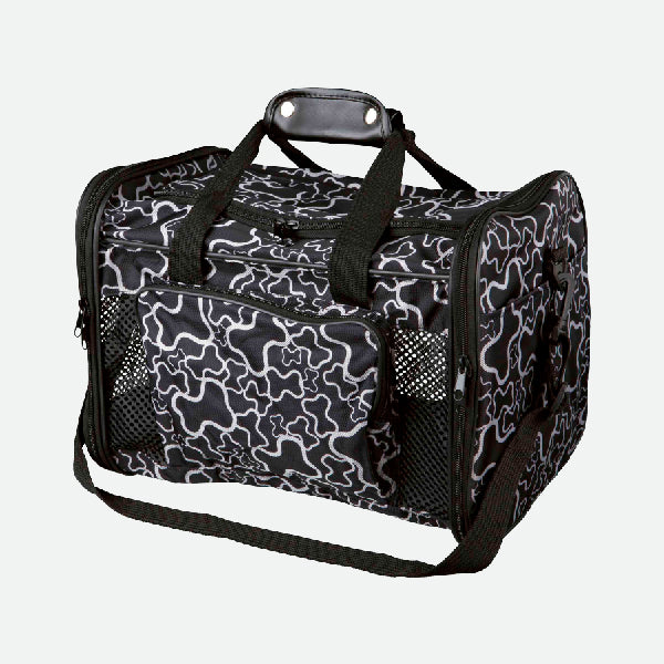 Adriana Black Nylon Carrier Bag - 26 x 27 x 42 cm