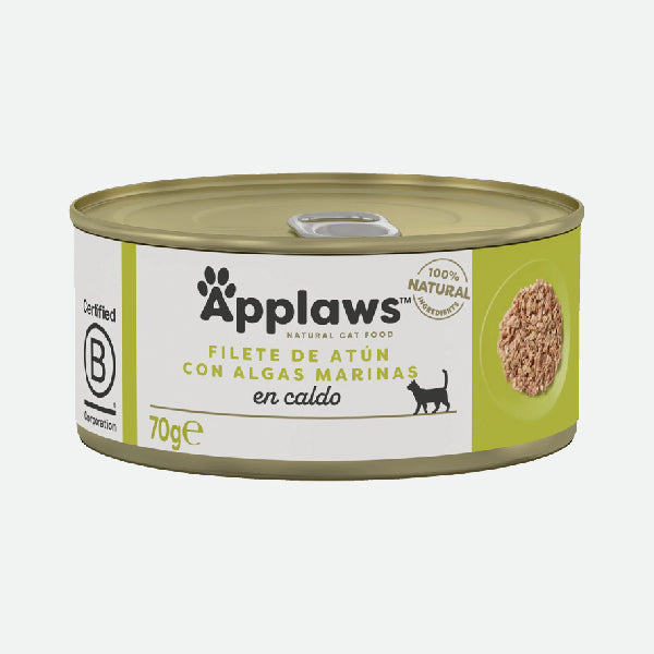 Applaws Filete de atún con algas en caldo - 70 gr.