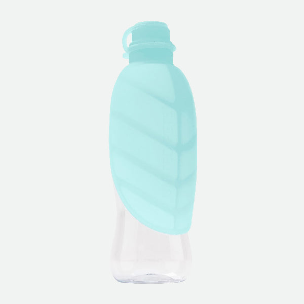 Botella dispensador de agua Leaf Aguamarina - 500 ml.
