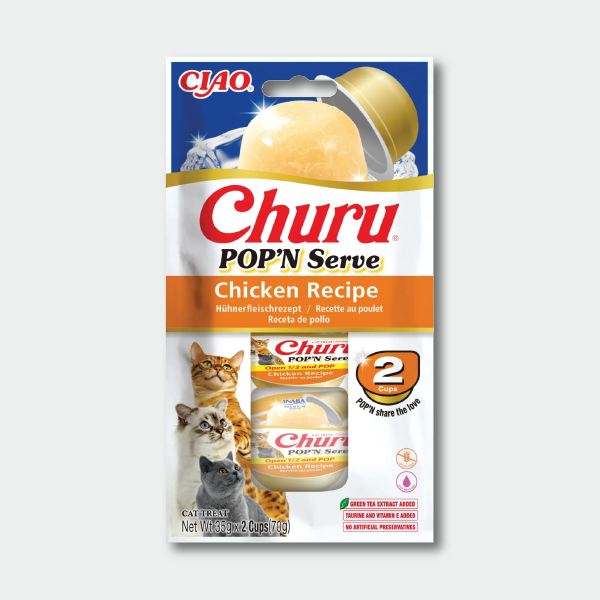 Churu POP'N SERVE Receta de Pollo 2 x 35 g