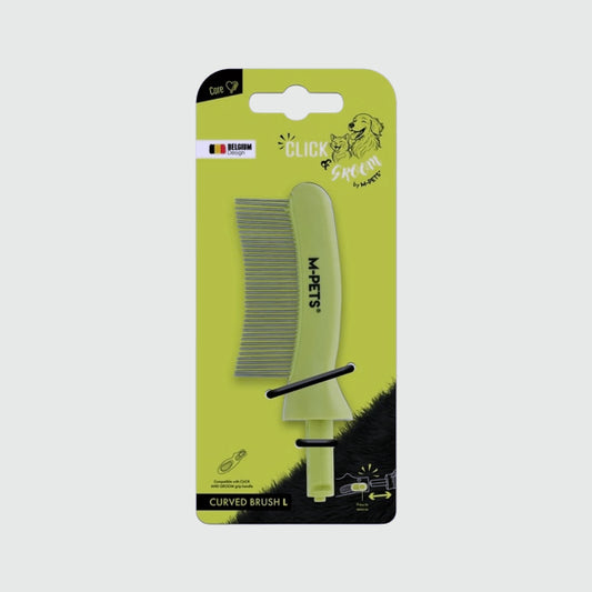 M-Pets Click and Groom Cabezal peine curvo - S