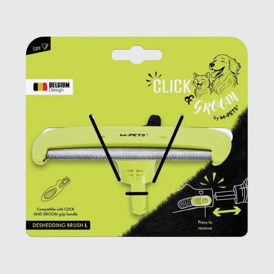 M-Pets Click and Groom Cabezal Deslanador - L