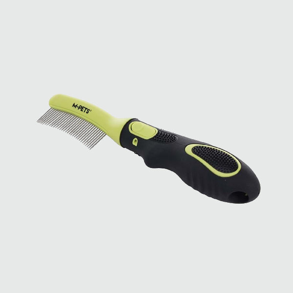 M-Pets Click and Groom Peine curvo - S