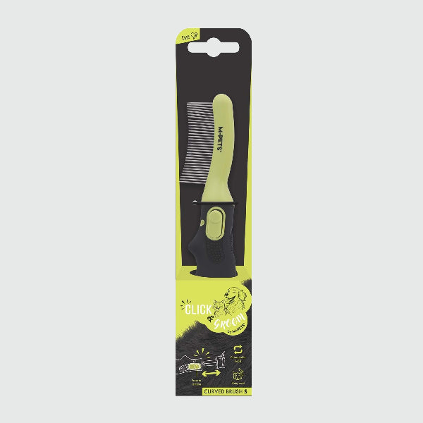 M-Pets Click and Groom Peine curvo - S