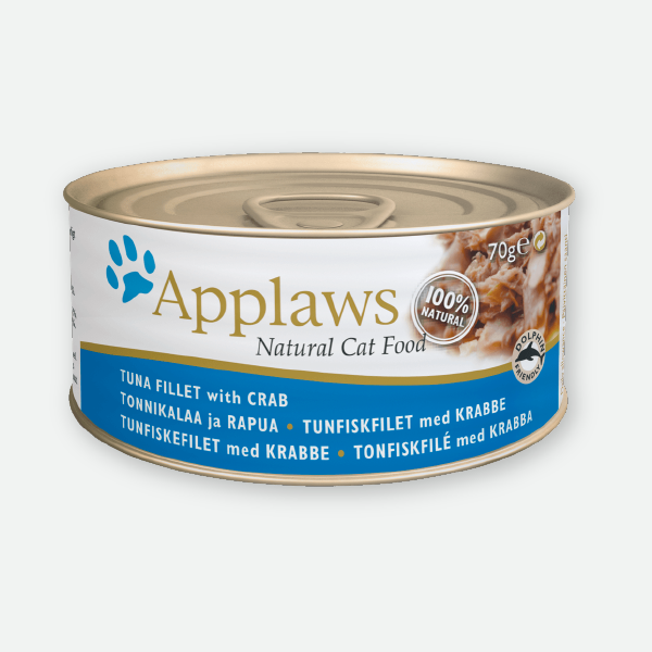 Applaws Tuna Fillet with Crab - 70g.