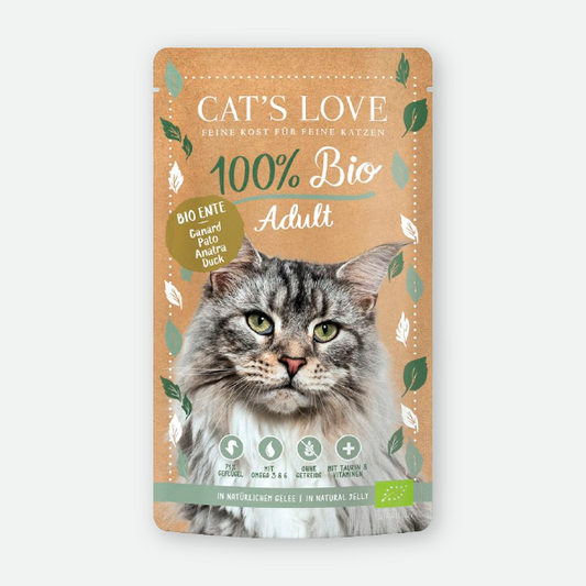Cat's Love BIO Pato - 100 gr.