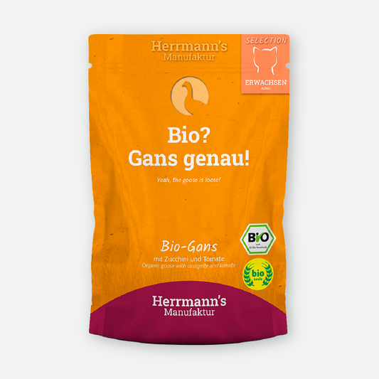 Herrmann's BIO ganso y calabacín - 100 gr.