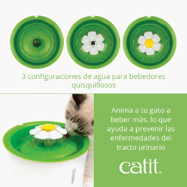 Catit Flower Fountain fuente para gatos - 3 L