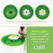 Catit Flower Fountain fuente para gatos - 3 L