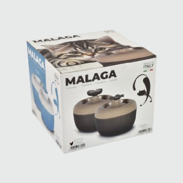 Nayeco Málaga tulipán fuente para gatos 1,7 L - Moca