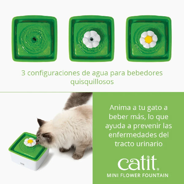 Catit mini Flower Fountain fuente para gatos - 1,5 L