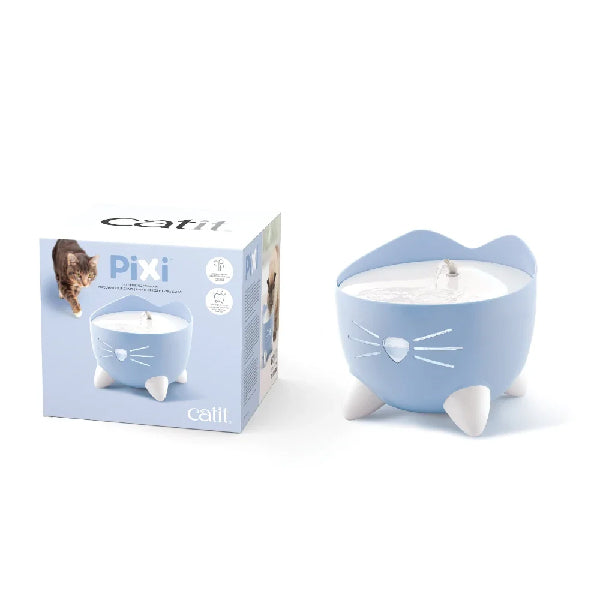 Catit PIXI Fuente para Gatos 2,5 L - Azul