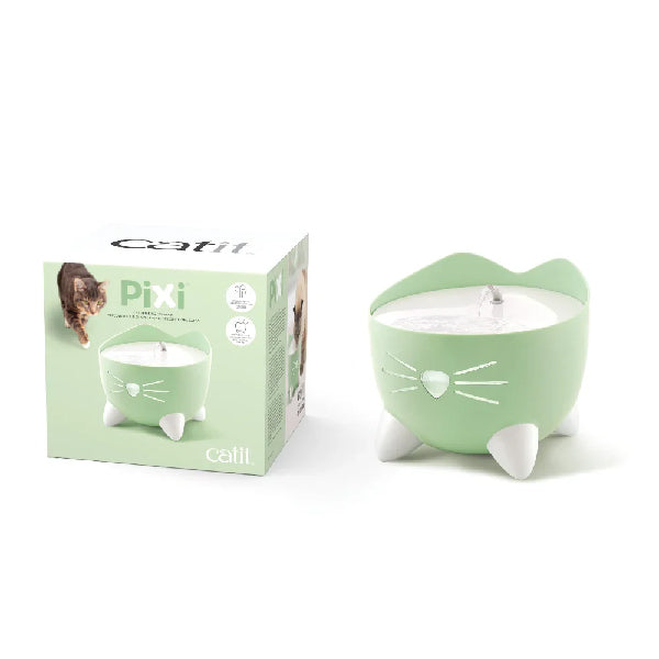 Catit PIXI Fuente para Gatos 2,5 L - Verde