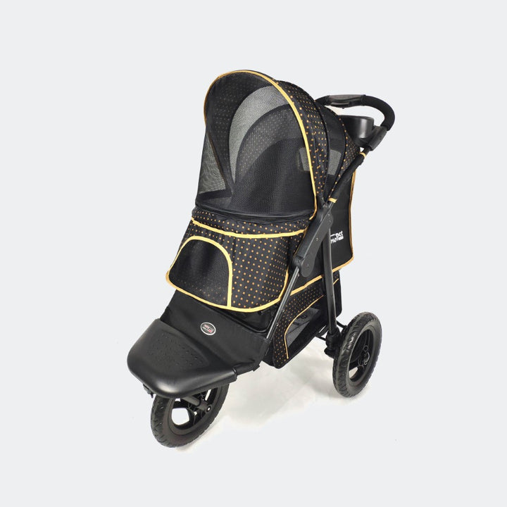 InnoPet Adventure Stroller - Black and Gold 
