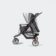 InnoPet All Terrain Stroller - Black and Silver 
