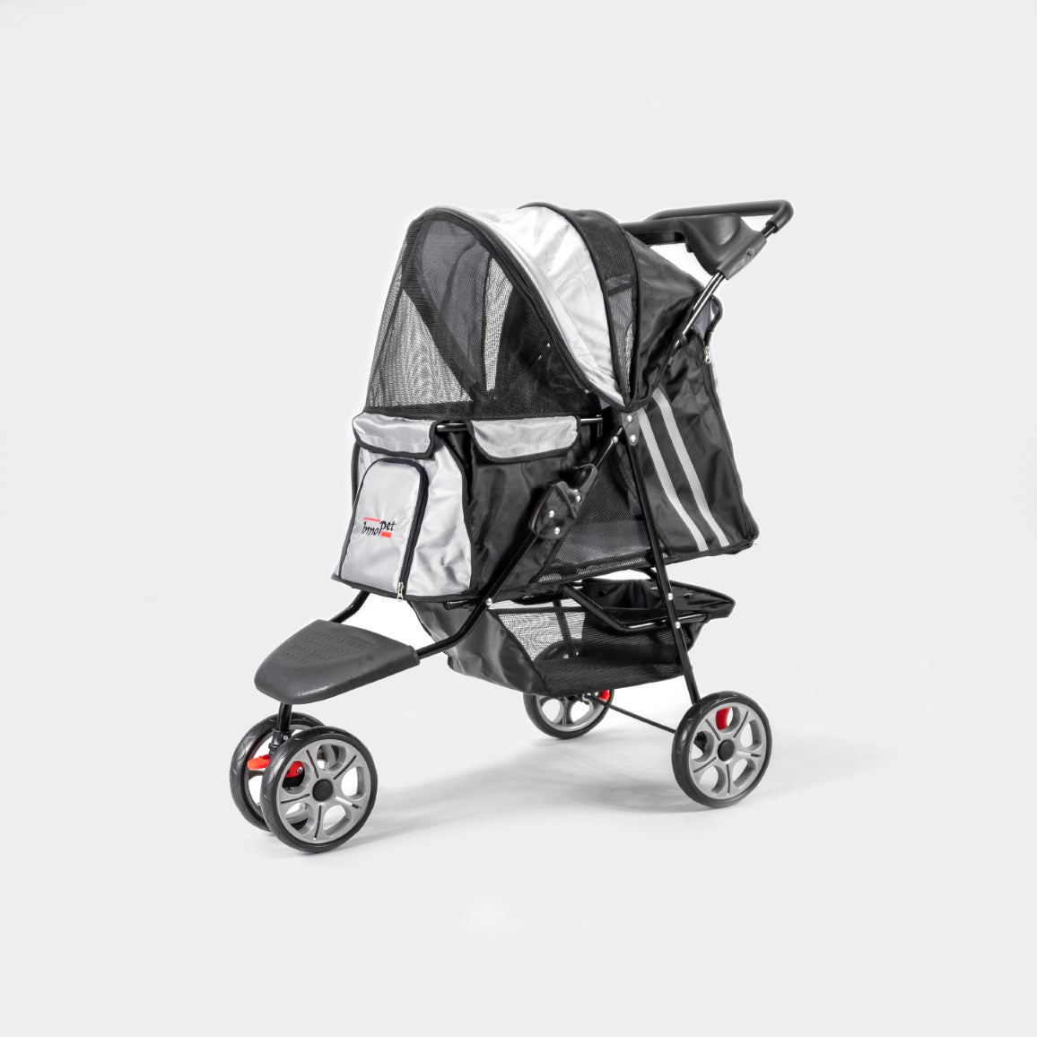 Carricoche de paseo InnoPet All Terrain - Negro y plata