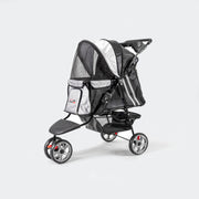 InnoPet All Terrain Stroller - Black and Silver 